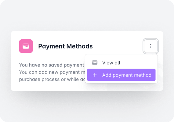 New payment method