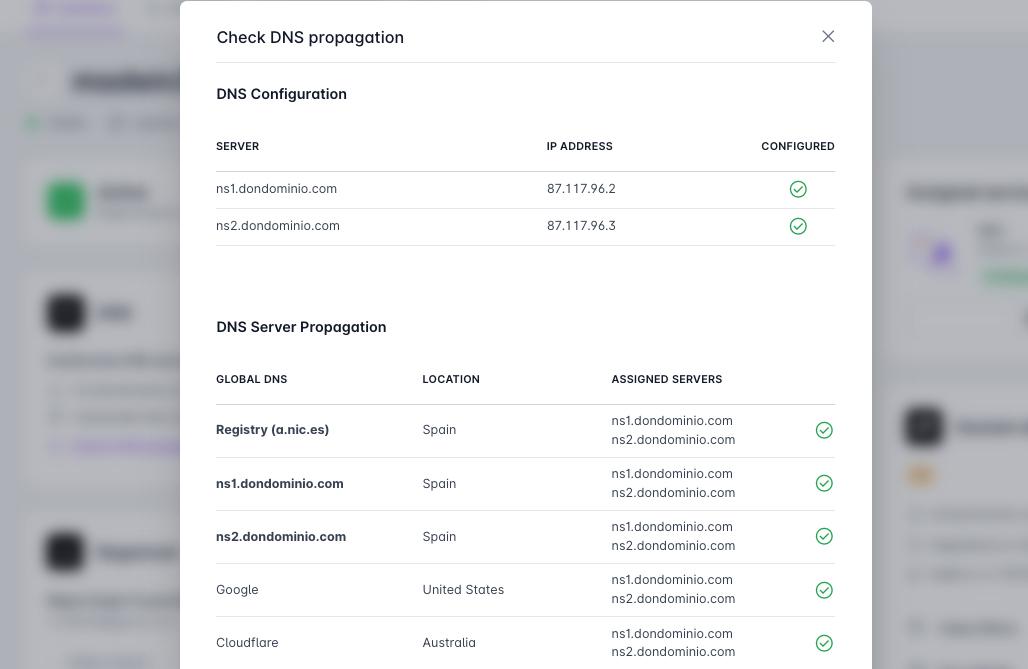 DNS servers list