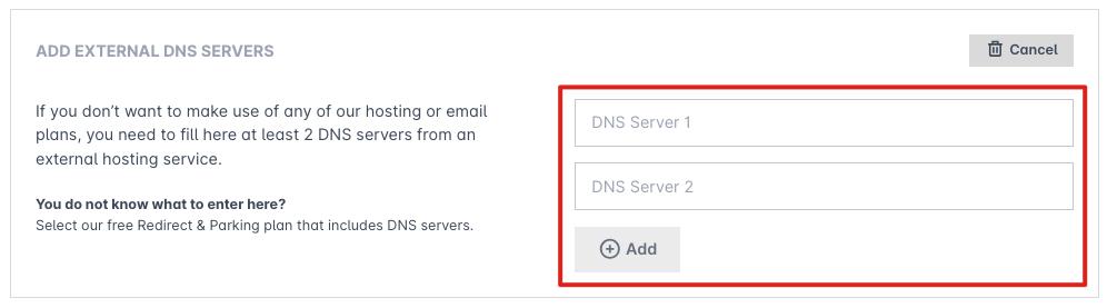 Custom DNS