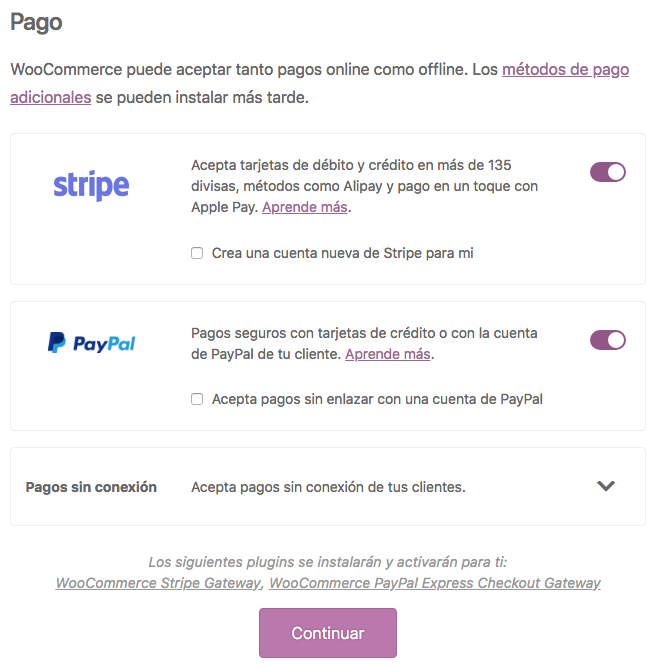 apartado 2 configurador WooCommerce